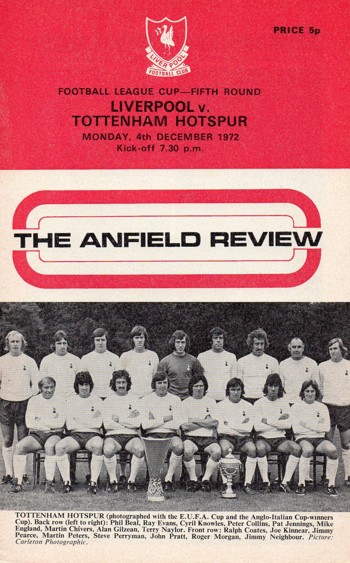 Match programme